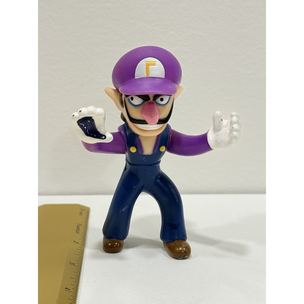 World of Mario Waluigi 3" Articulated Figurine Jakks Pacific 2009